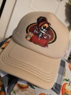 49er Skully Girl Trucker Hat In Beige 