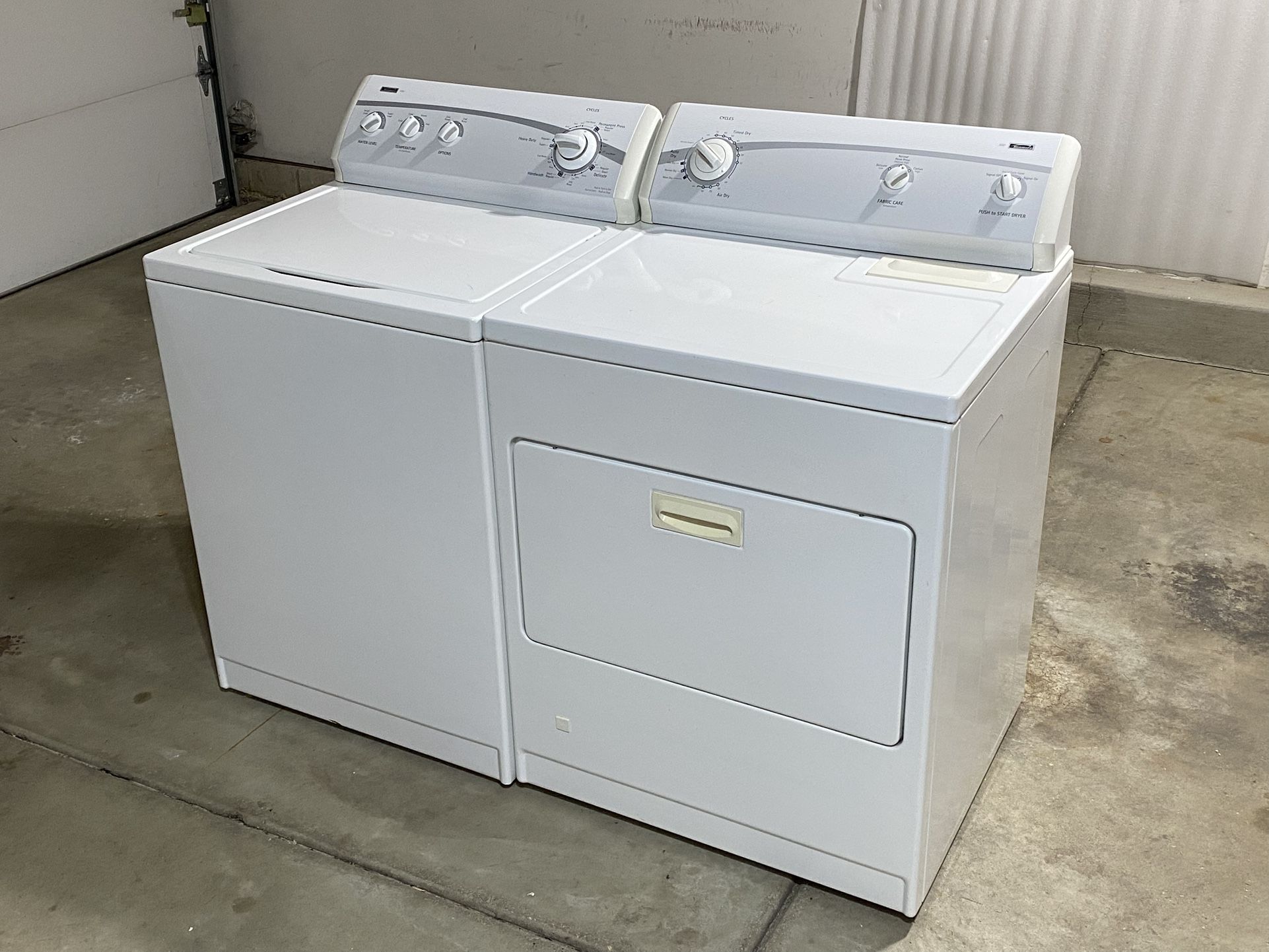 Washer and Dryer Set  Kenmore 500 – Working Condition