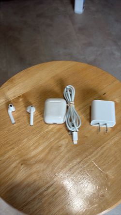 Apple AirPods 2 - 2nd Generation - Model A2031 A2032 A1602 - White /w case+cord+cable