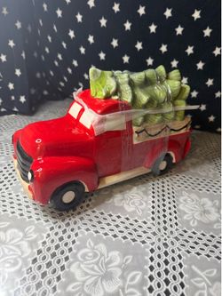 Vintage Ceramic Truck Cookie Jar