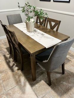 Wood Dining Table Set