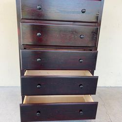 Jumbo 5 Drawer Cherry Pinewood 
