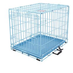 Med Size Blue Dog Crate 