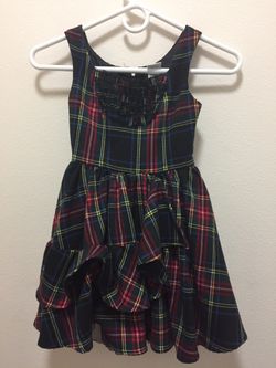 Harajuku mini plaid dress size 6