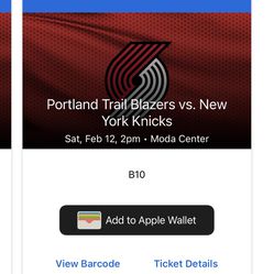 Portland Trail Blazer Tickets!!!