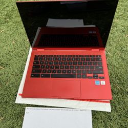  Red Samsung Galaxy Chromebook 128GB XE530QCA-K01US 8GB Core i3-10110U 2.1GHz 13.3"