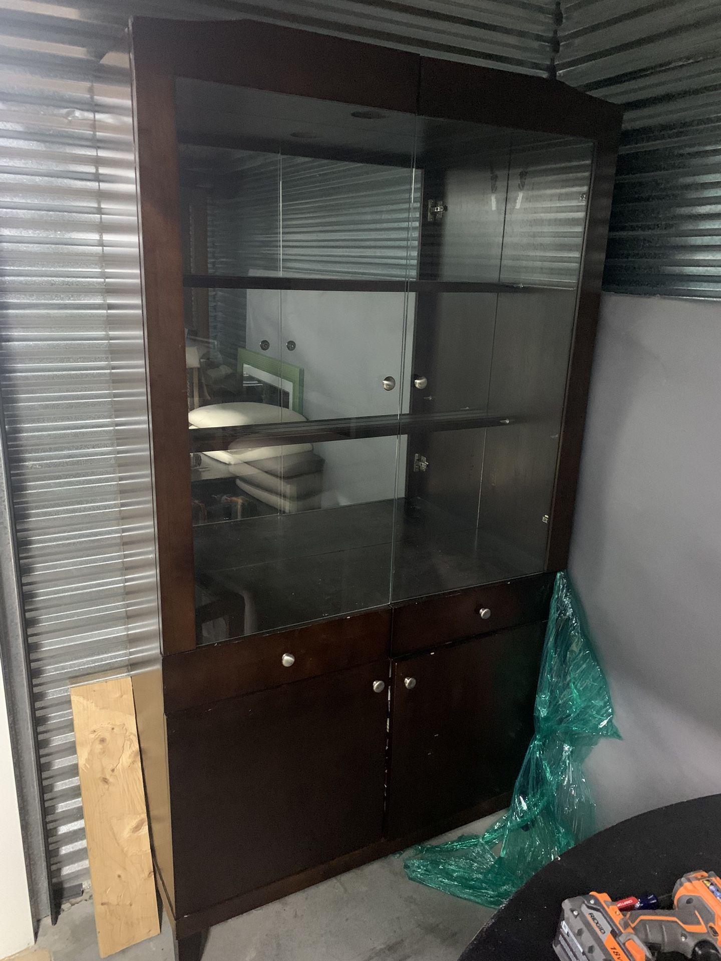 OBO 6 Foot Tall China Cabinet For Sale $50 OBO