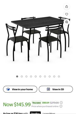 Kitchen Table & 4 Chairs