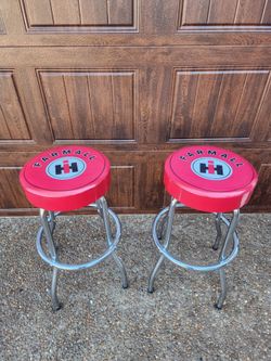 *** MATCHING PAIR OF FARMALL STOOLS ***