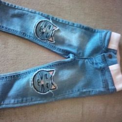 Toddlers Kitty Jeans