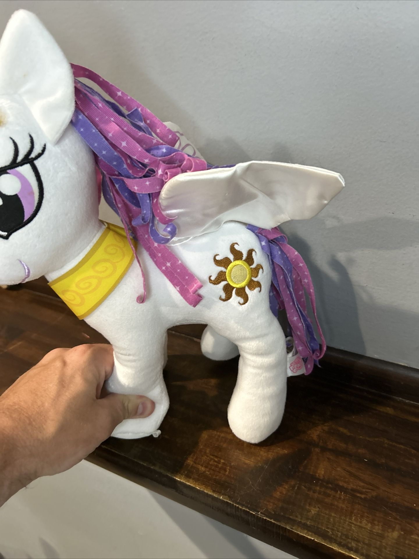 My Little Pony Friendship Is Magic Princess Celestia Feature Wings Plush 2016 13