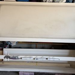 Queen Headboard + Mattress + Box Spring 