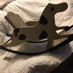 Antique child rocking Horse Seat