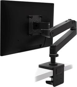 Black Single Monitor Arm Desk Mount