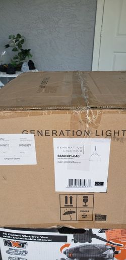 New 1 Light Satin Brass Medium Pendant