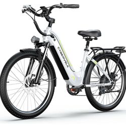 1000 Peak Electric Bike for Adults,up 80 Miles Removable Battery Ebike, 26" Electric E Bike with 7-Speed,Adult Electric Bicycles for Commute Beach Sno