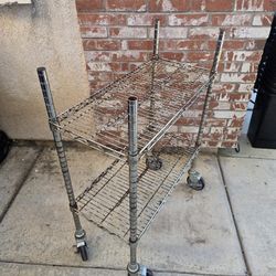 Heavy Duty Kitchen Cart On Casters