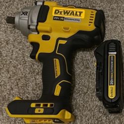 DeWalt brushless 20V Impact wrench with 20V MAX Battery Pack