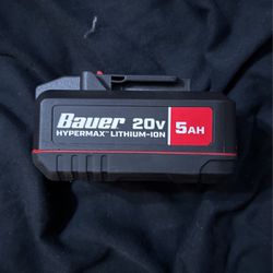 Bauer 20V 5.0AH Lithium Battery Pack