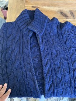 Gap XXXL Full Zip Cable Knit