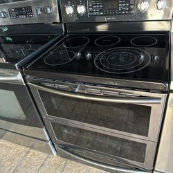 Samsung Black Stainless Stove Everything Works 2 Months Warranty Located At 📍5413 U.s 92 Plant City Fl📌