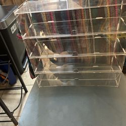 Clear Acrylic 4-Drawer Organizer