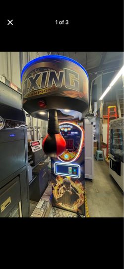 Commercial boxer arcade game