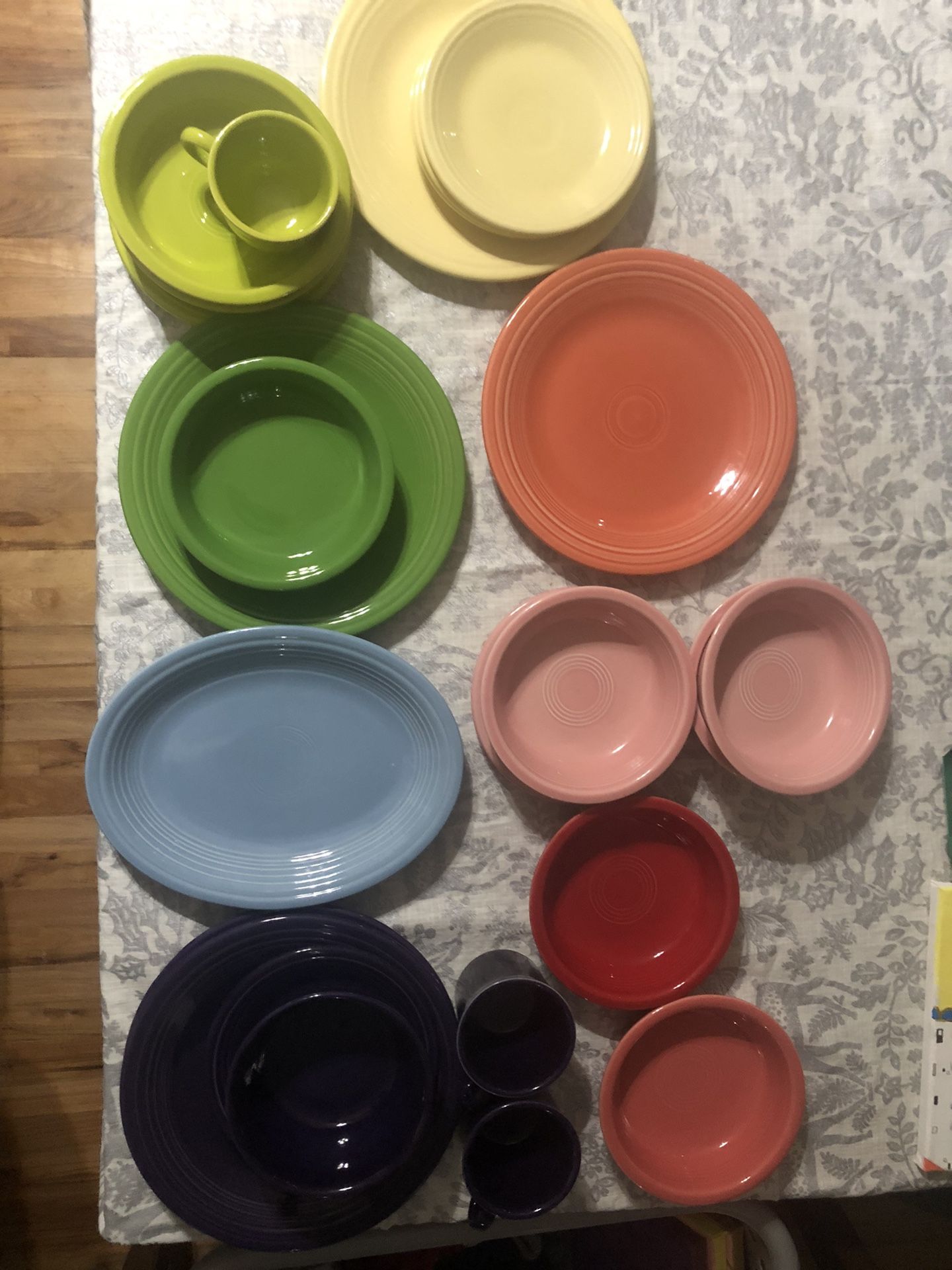 Current Fiestaware Colors