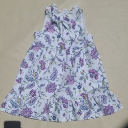 Janie And Jack White Summer Dress Size 5