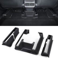 Tesla Model Y Underseat Protector TPE Seat Slide Rail Pad Cover Anti Kick Seat Base Cover $70 MSRP