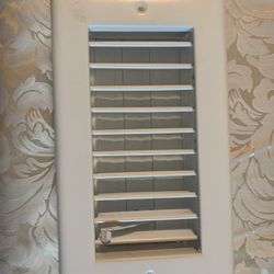 White Vent Cover 7.5”x 3.5”