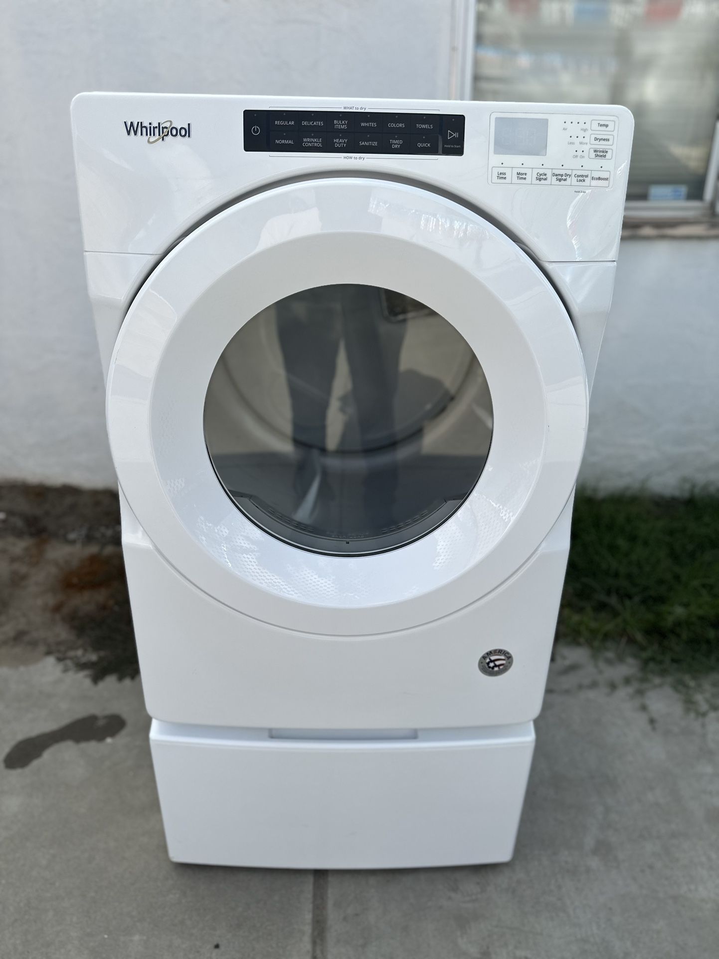 Whirlpool Front Load Dryer.