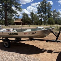 Lowe 1256 Fishing Jon Boat 9.9 Honda Motor