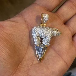Polar Bear Ice Pendant 