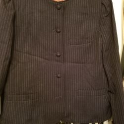 Pinstripe Short Jacket