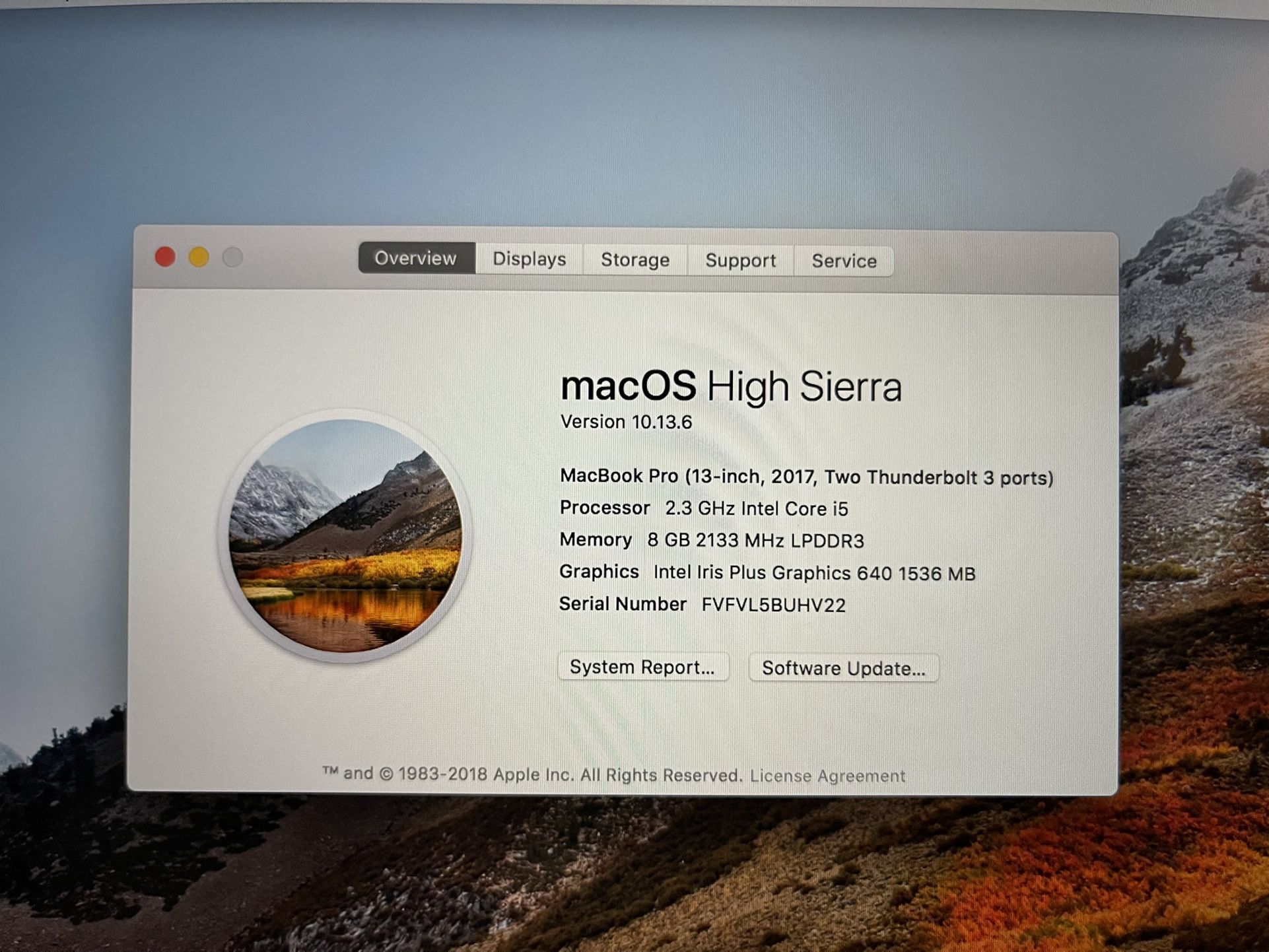 Macbook Pro 2017