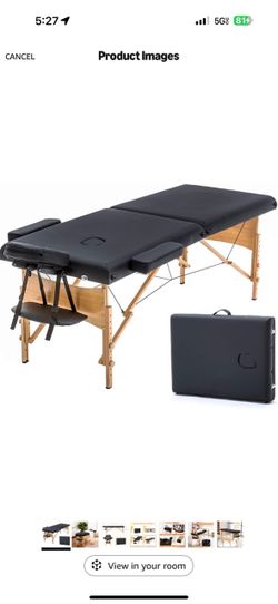 Portable Folding Massage Table with Carry Case