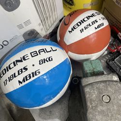 Sports Medicine Balls X 2 Sizes 