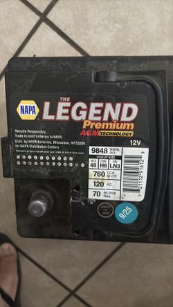 Napa agm battery