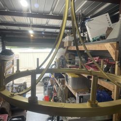 Beautiful Large Round Gold  Chandelier