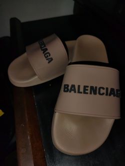 balenciaga pool slides sz 10 womens