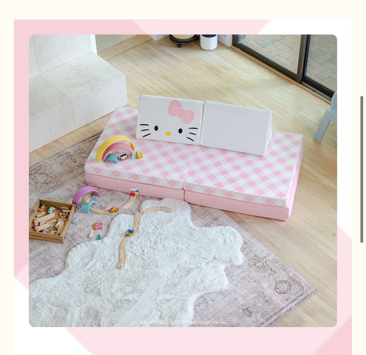 Hello Kitty Nugget Play Couch Covers Only
