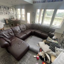 Four Piece Leather Couch