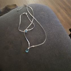 Gem Stone Necklace And Bracelet 