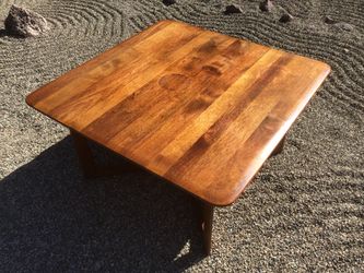 Vintage Brown-Saltman MCM Square Coffee Table #293