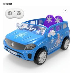 Disney Frozen 12V Battery Powered Kids Ride-On Electric SUV