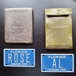 Wallets and Florida Name Plates
