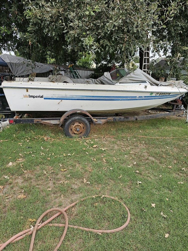 Boat And Trailer