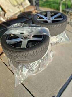 4 - 20" Charger Tires and Rims. Good condition. Price is negotiable!