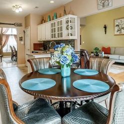 “Alyssa” WOOD Modern Kitchen Dining Set